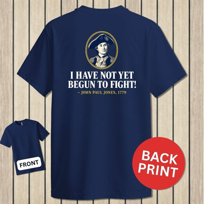 NavyHumor Classic Tee Navy / S Not Yet Begun To Fight - JPJ