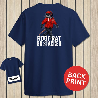 NavyHumor Classic Tee Navy / S Red Roof Rat - BB Stacker