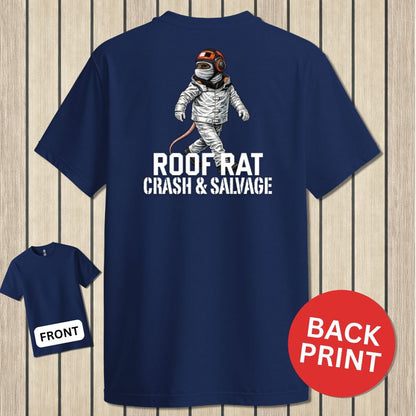 NavyHumor Classic Tee Navy / S Red Roof Rat - Crash & Salvage