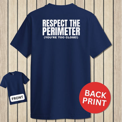 NavyHumor Classic Tee Navy / S Respect The Perimeter