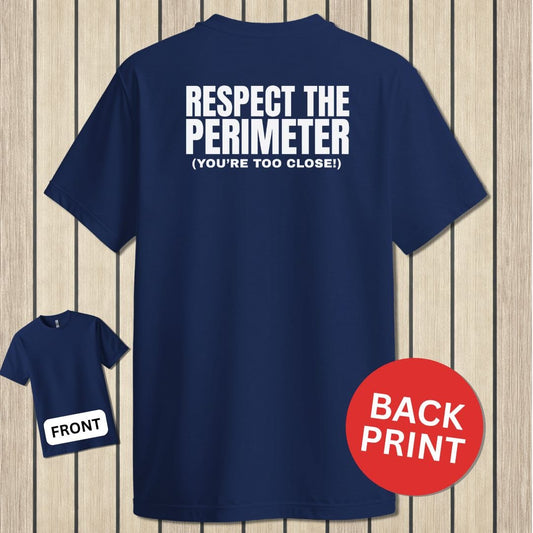 NavyHumor Classic Tee Navy / S Respect The Perimeter