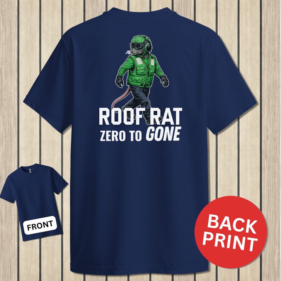 NavyHumor Classic Tee Navy / S Roof Rat - Green
