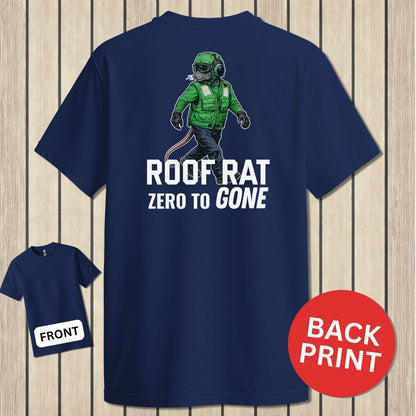 NavyHumor Classic Tee Navy / S Roof Rat - Green