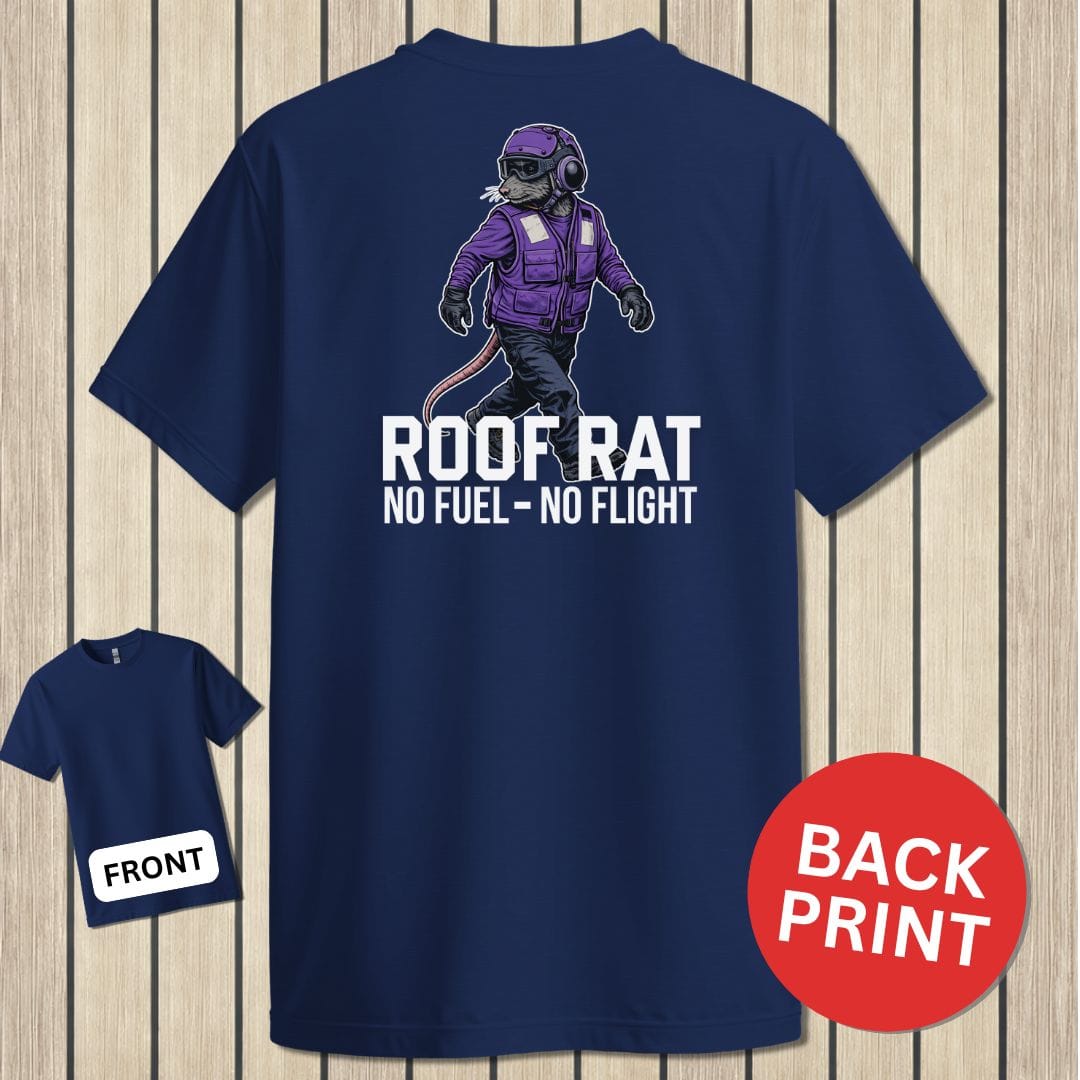 NavyHumor Classic Tee Navy / S Roof Rat - Purple