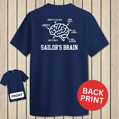 NavyHumor Classic Tee Navy / S Sailor's Brain