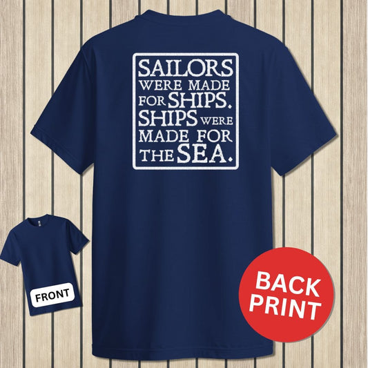 NavyHumor Classic Tee Navy / S Sailors Were Made For Ships