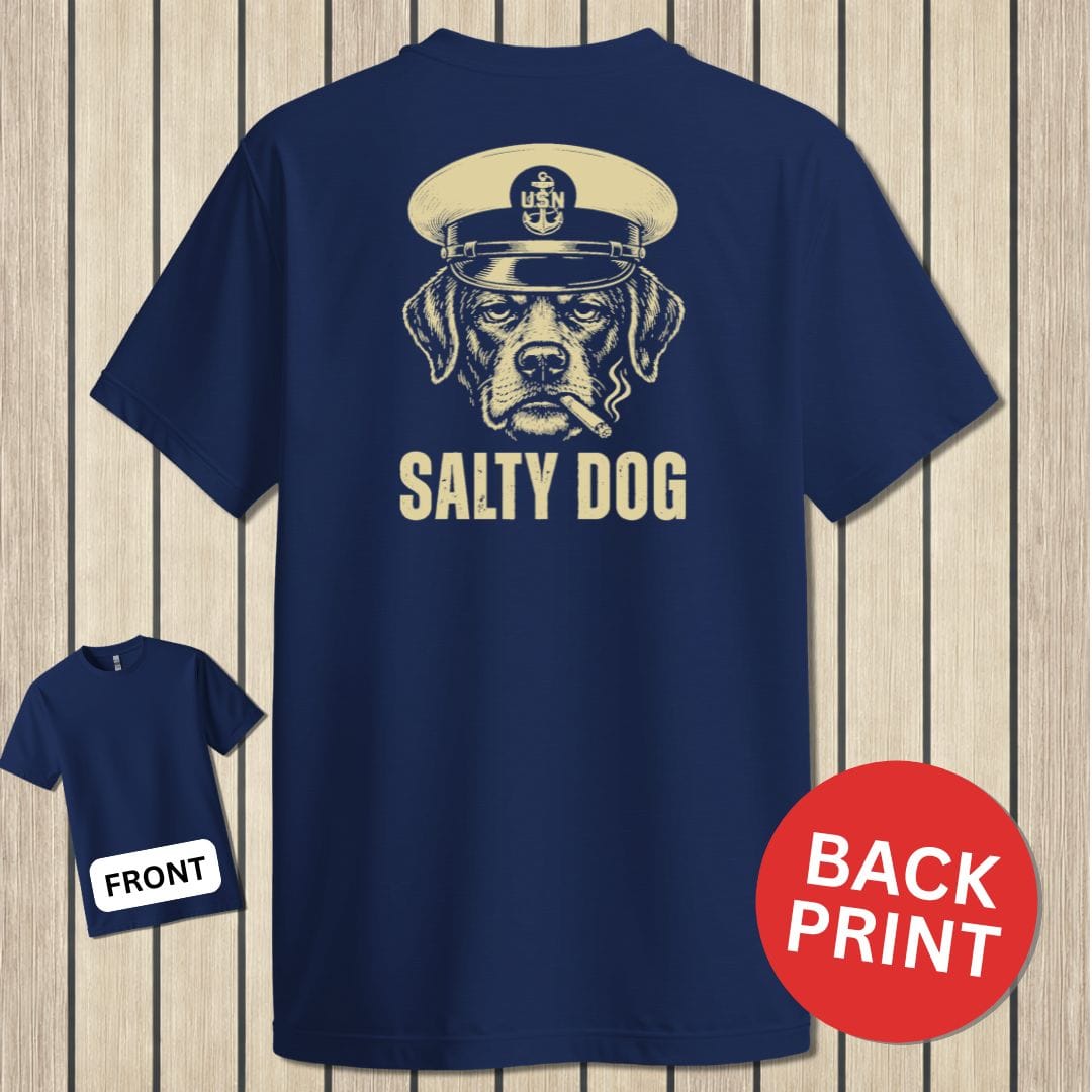 NavyHumor Classic Tee Navy / S Salty Dog - hief