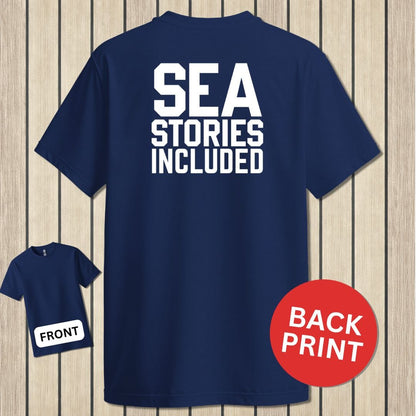 NavyHumor Classic Tee Navy / S Sea Stories Included