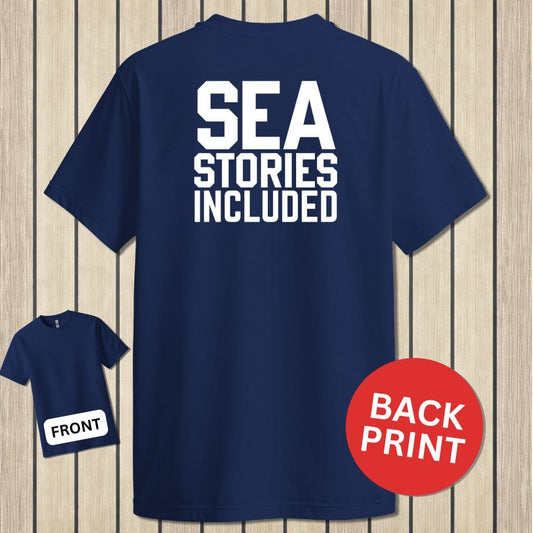 NavyHumor Classic Tee Navy / S Sea Stories Included