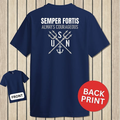 NavyHumor Classic Tee Navy / S Semper Fortis