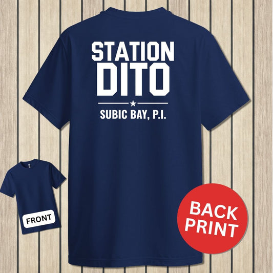 NavyHumor Classic Tee Navy / S Station Dito - Subic Bay