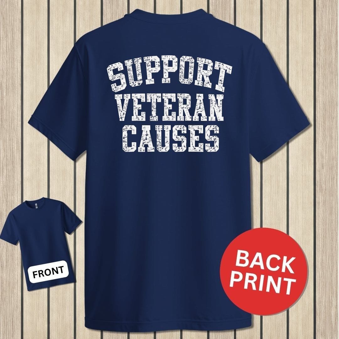 NavyHumor Classic Tee Navy / S Support Veteran Causes