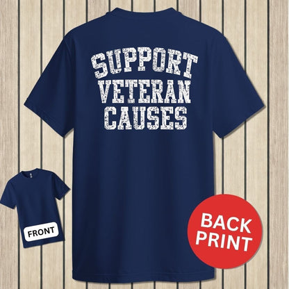 NavyHumor Classic Tee Navy / S Support Veteran Causes