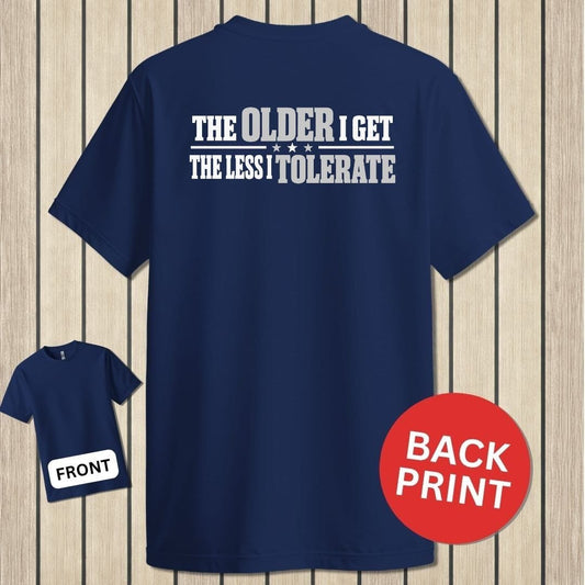 NavyHumor Classic Tee Navy / S The Less I Tolerate