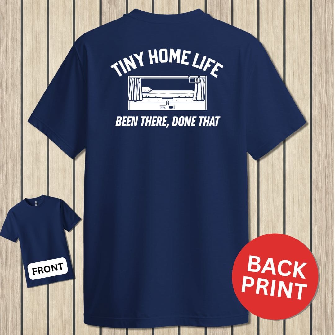 NavyHumor Classic Tee Navy / S Tiny House Life