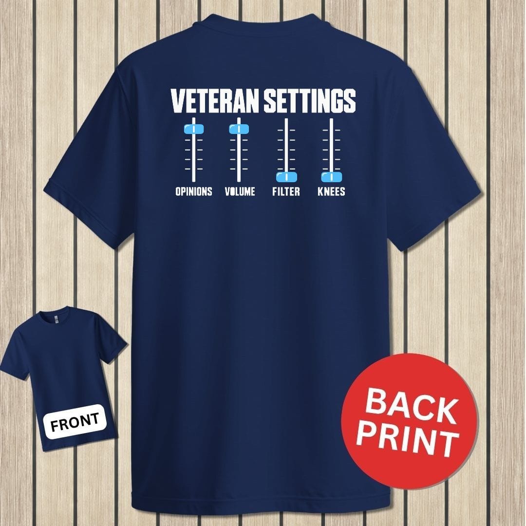 NavyHumor Classic Tee Navy / S Veteran Settings