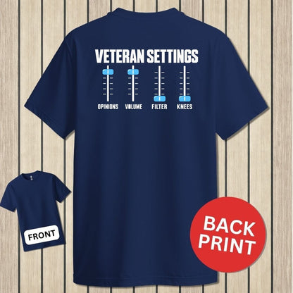 NavyHumor Classic Tee Navy / S Veteran Settings