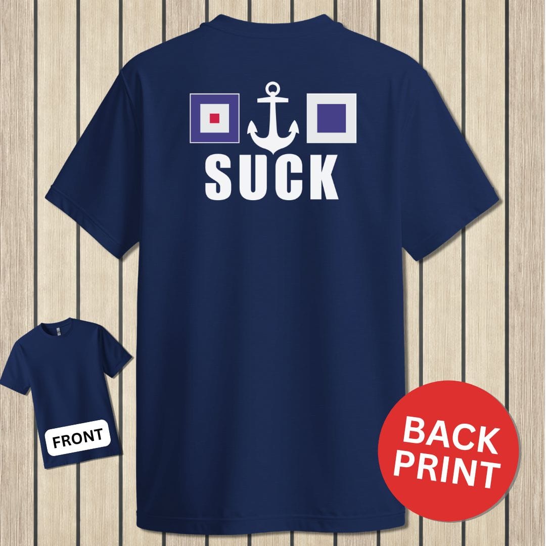 NavyHumor Classic Tee Navy / S W(anchor)S Suck