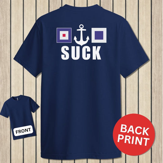 NavyHumor Classic Tee Navy / S W(anchor)S Suck