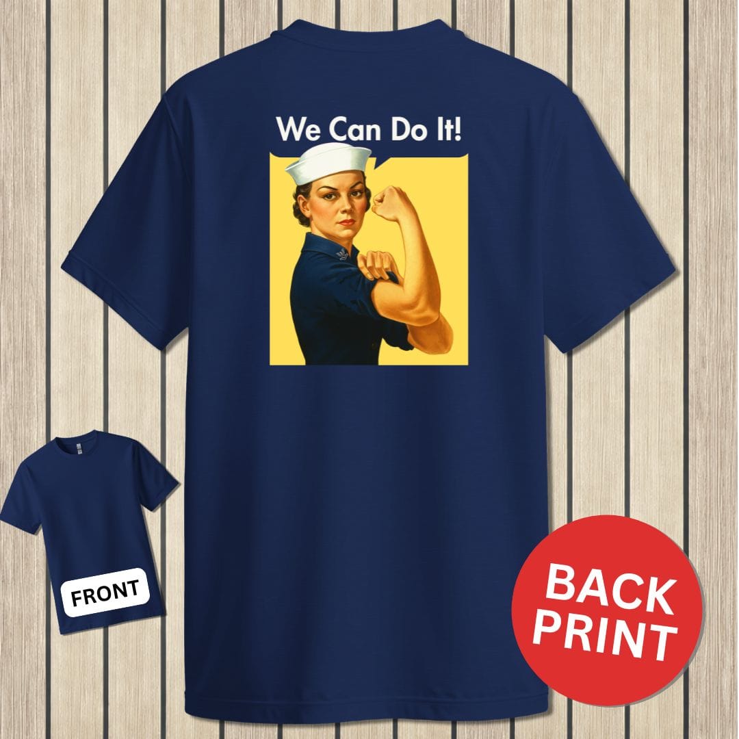 NavyHumor Classic Tee Navy / S We Can Do It