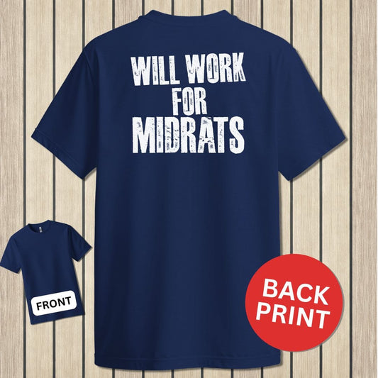 NavyHumor Classic Tee Navy / S Will Work For Midrats