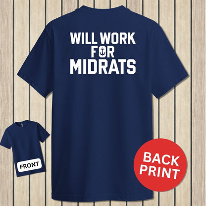 NavyHumor Classic Tee Navy / S Work For Midrats