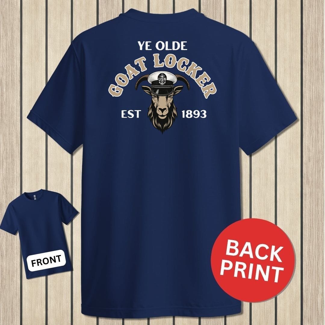 NavyHumor Classic Tee Navy / S Ye Olde Goat Locker