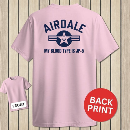 NavyHumor Classic Tee Pink / S Airdale - My Blood Type Is JP-5