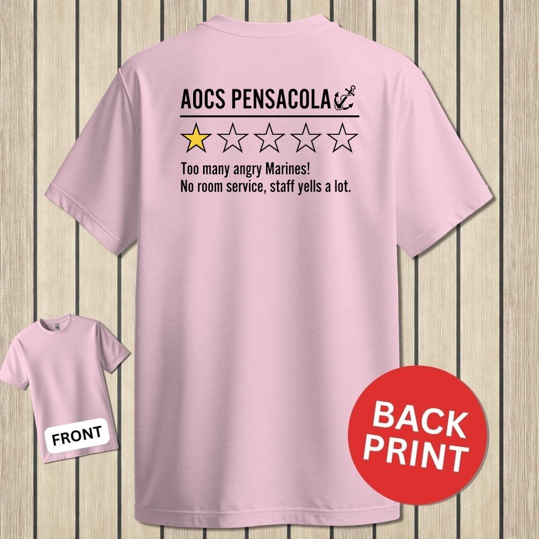 NavyHumor Classic Tee Pink / S AOCS Pensacola Review