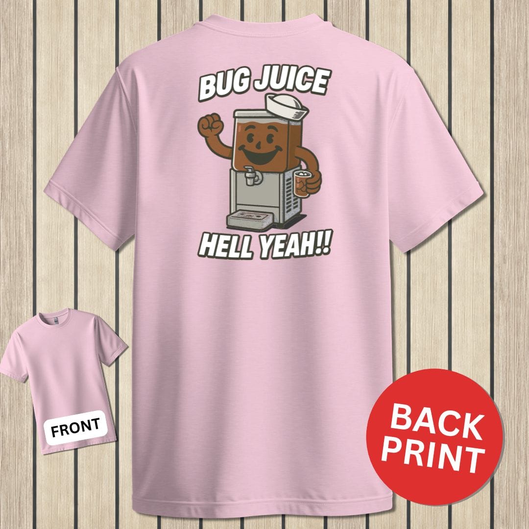 NavyHumor Classic Tee Pink / S Bug Juice - Hell Yeah!