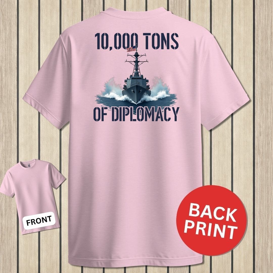 NavyHumor Classic Tee Pink / S Destroyer Diplomacy