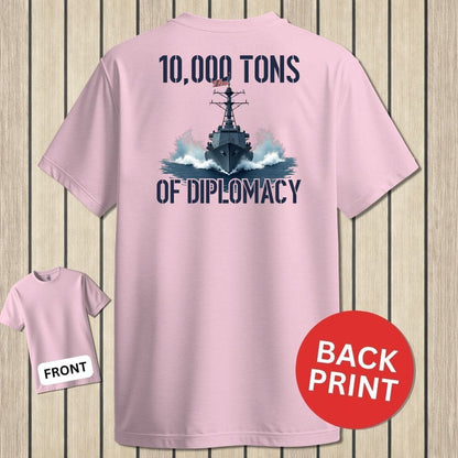 NavyHumor Classic Tee Pink / S Destroyer Diplomacy