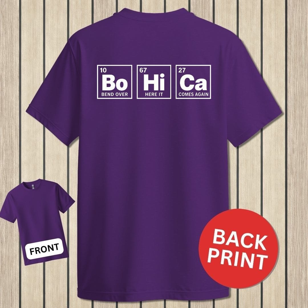 NavyHumor Classic Tee Purple / S Periodic BoHiCa