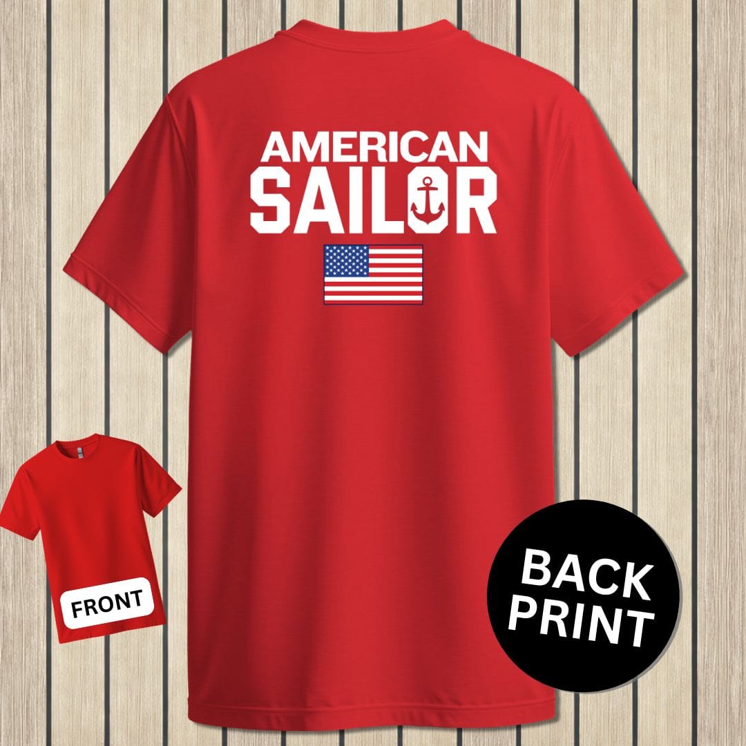 NavyHumor Classic Tee Red / S American Sailor