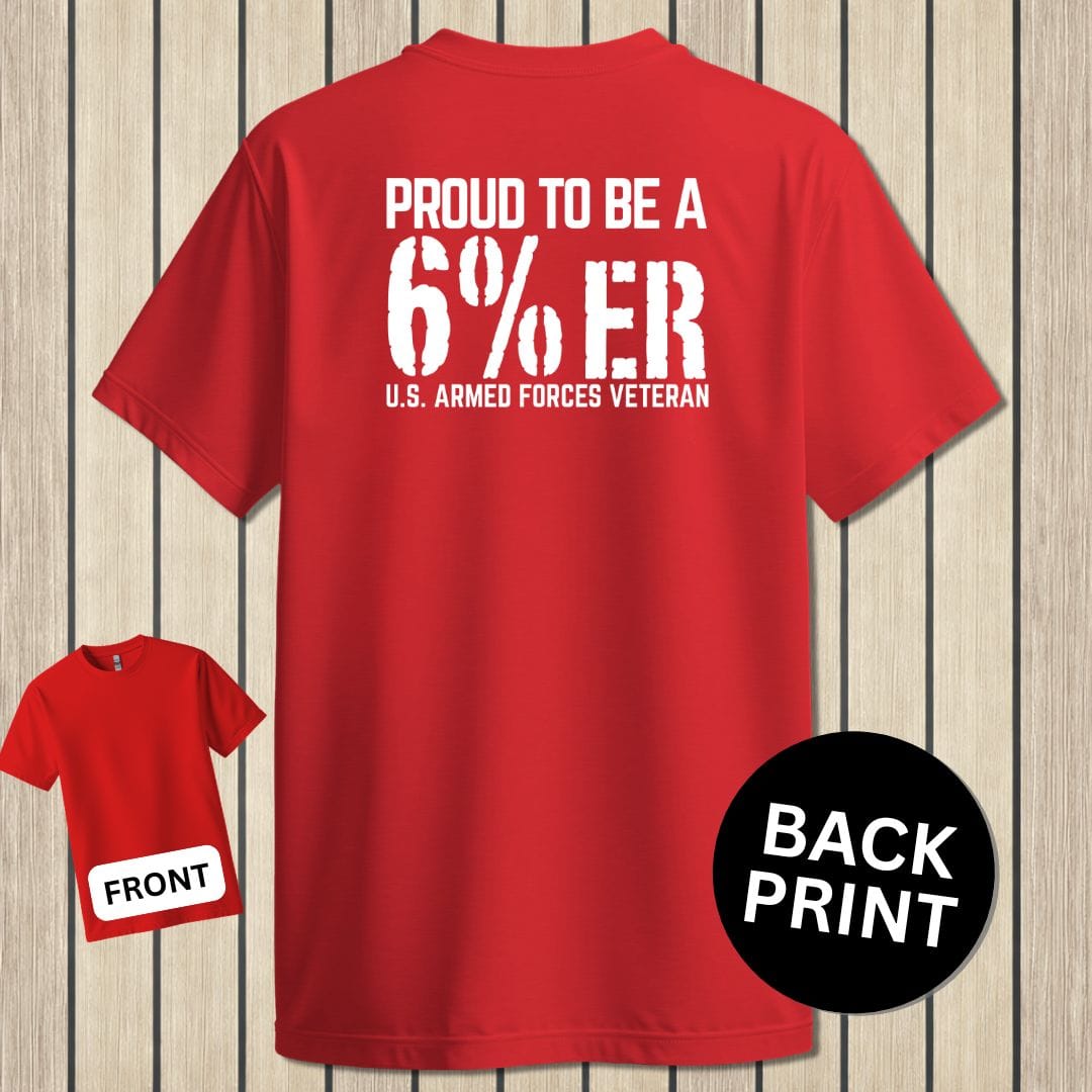 NavyHumor Classic Tee Red / S Armed Forces 6%