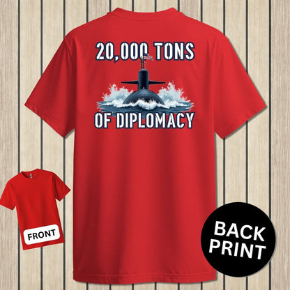 NavyHumor Classic Tee Red / S Ballistic Diplomacy