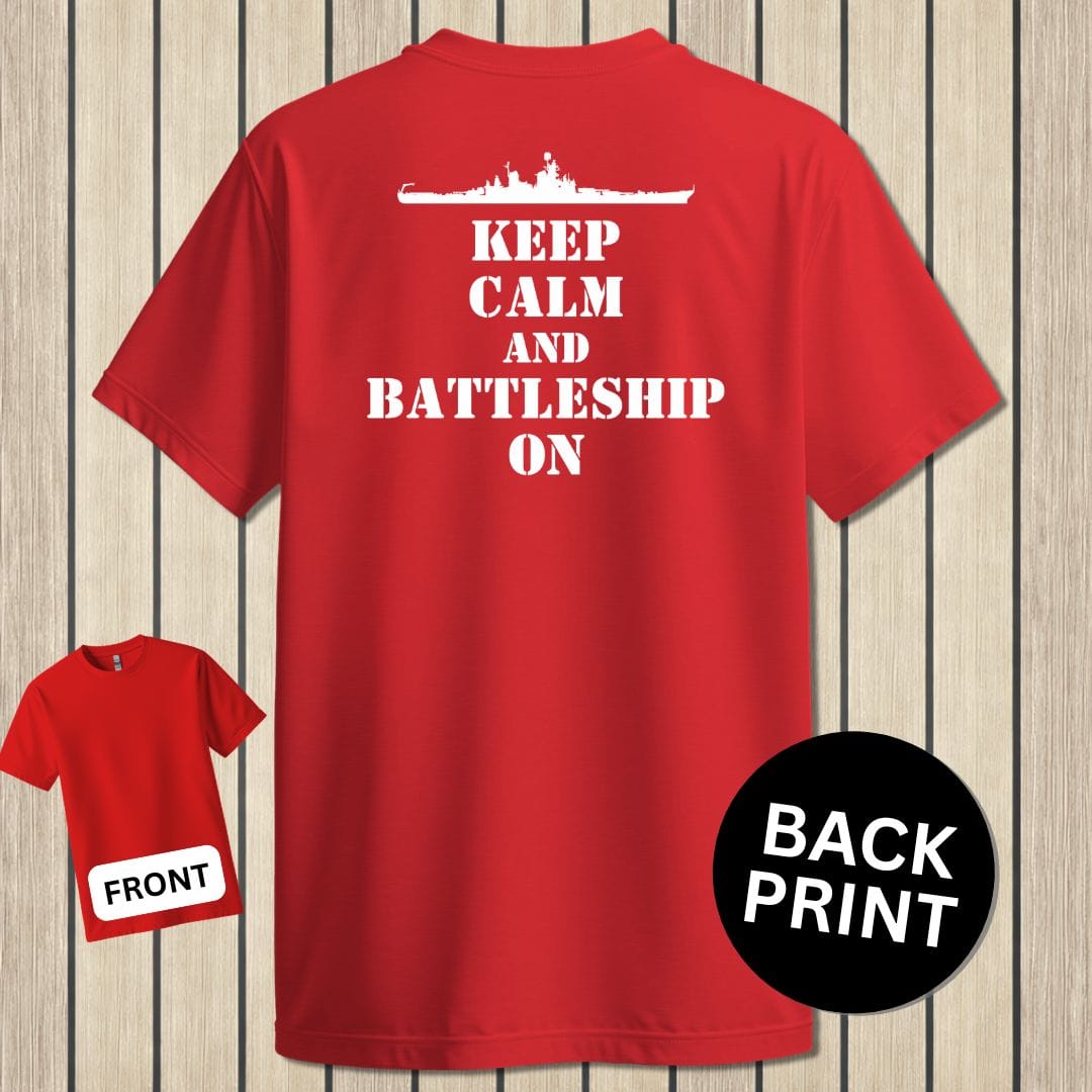 NavyHumor Classic Tee Red / S Battleship On