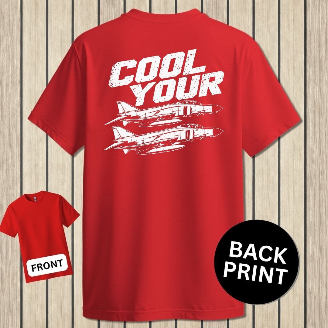 NavyHumor Classic Tee Red / S Cool Your Jets