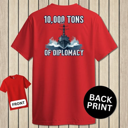 NavyHumor Classic Tee Red / S Destroyer Diplomacy