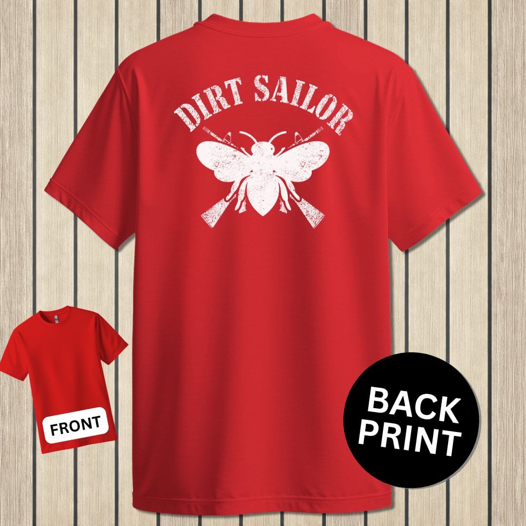 NavyHumor Classic Tee Red / S Dirt Sailor Bee