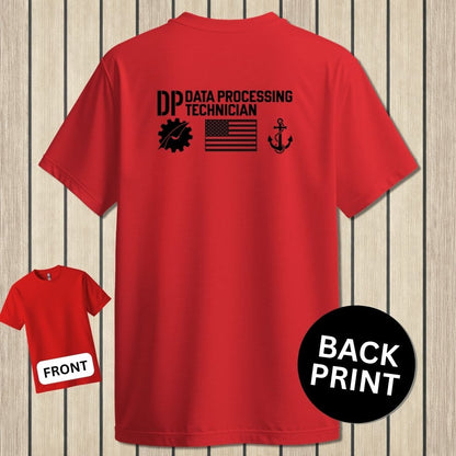 NavyHumor Classic Tee Red / S DP - Flag & Anchor