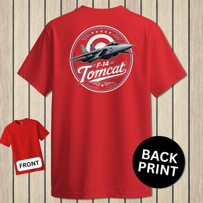 NavyHumor Classic Tee Red / S F-14 Tomcat - Legendary Fighter