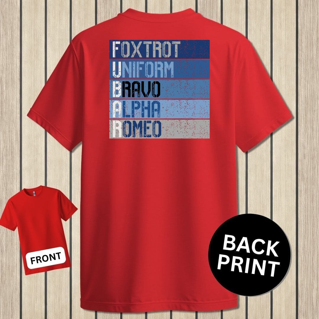 NavyHumor Classic Tee Red / S FUBAR Blues