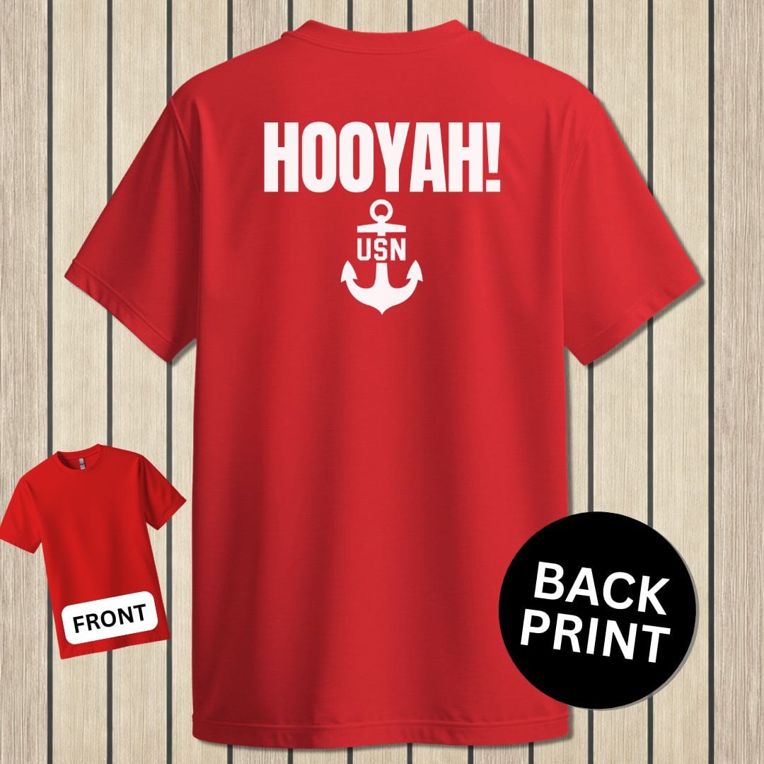 NavyHumor Classic Tee Red / S HOOYAH!