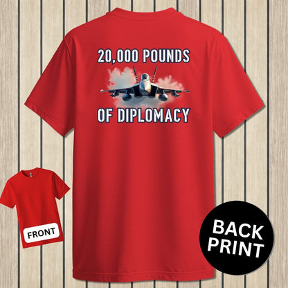 NavyHumor Classic Tee Red / S Hornet Diplomacy