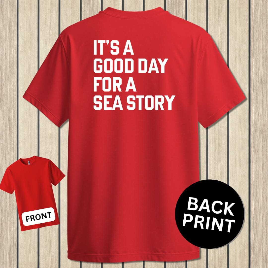 NavyHumor Classic Tee Red / S It's A Good Day