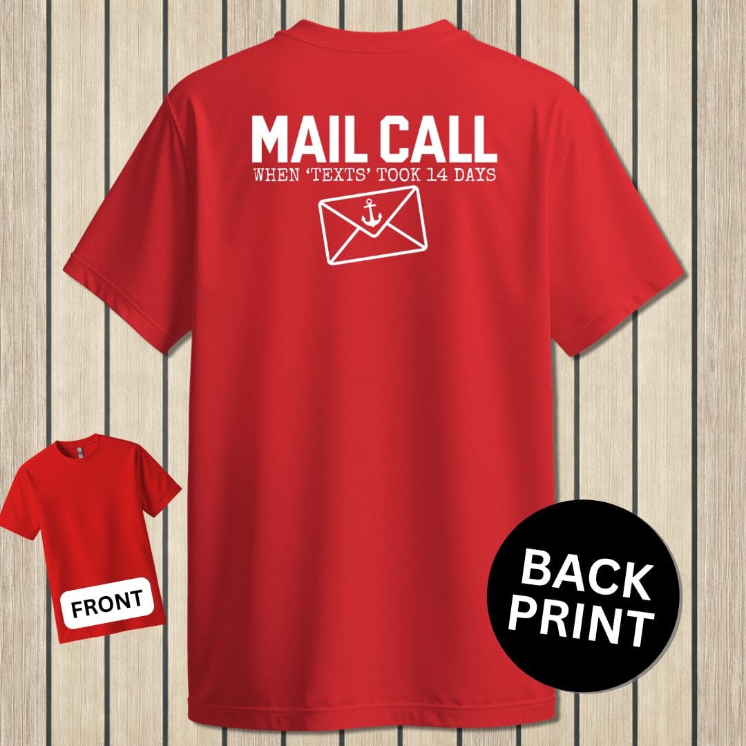 NavyHumor Classic Tee Red / S Mail Call