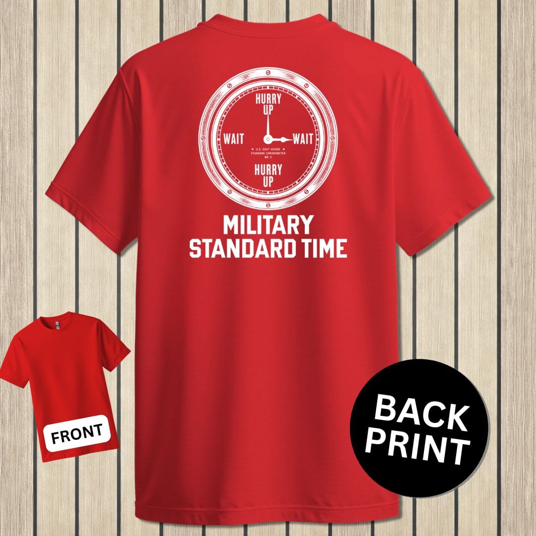 NavyHumor Classic Tee Red / S Military Standard Time