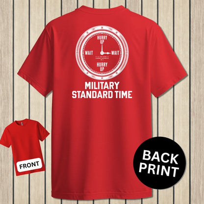 NavyHumor Classic Tee Red / S Military Standard Time
