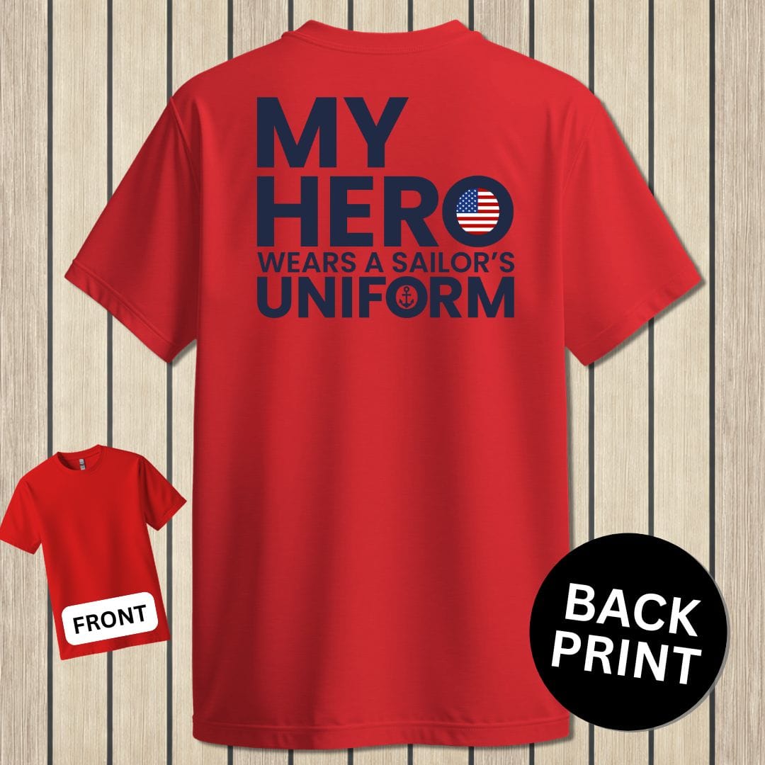 NavyHumor Classic Tee Red / S My Hero